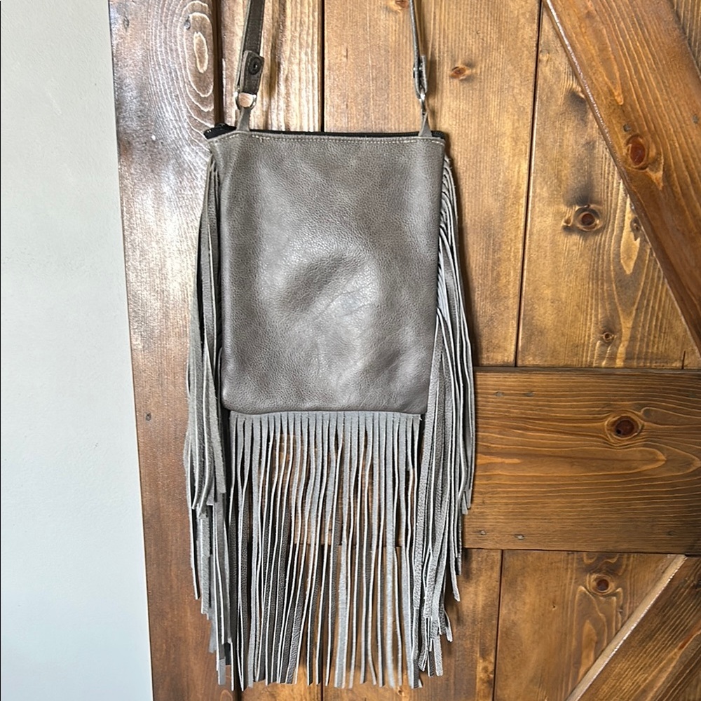 Holy Cow Couture Fringe Crossbody Bag - Picture 5 of 6